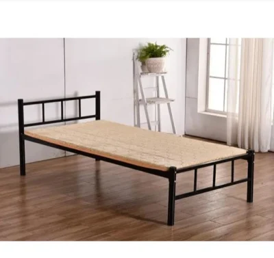 Wholesale Military Worker Dormitory Steel Frame Single Bed